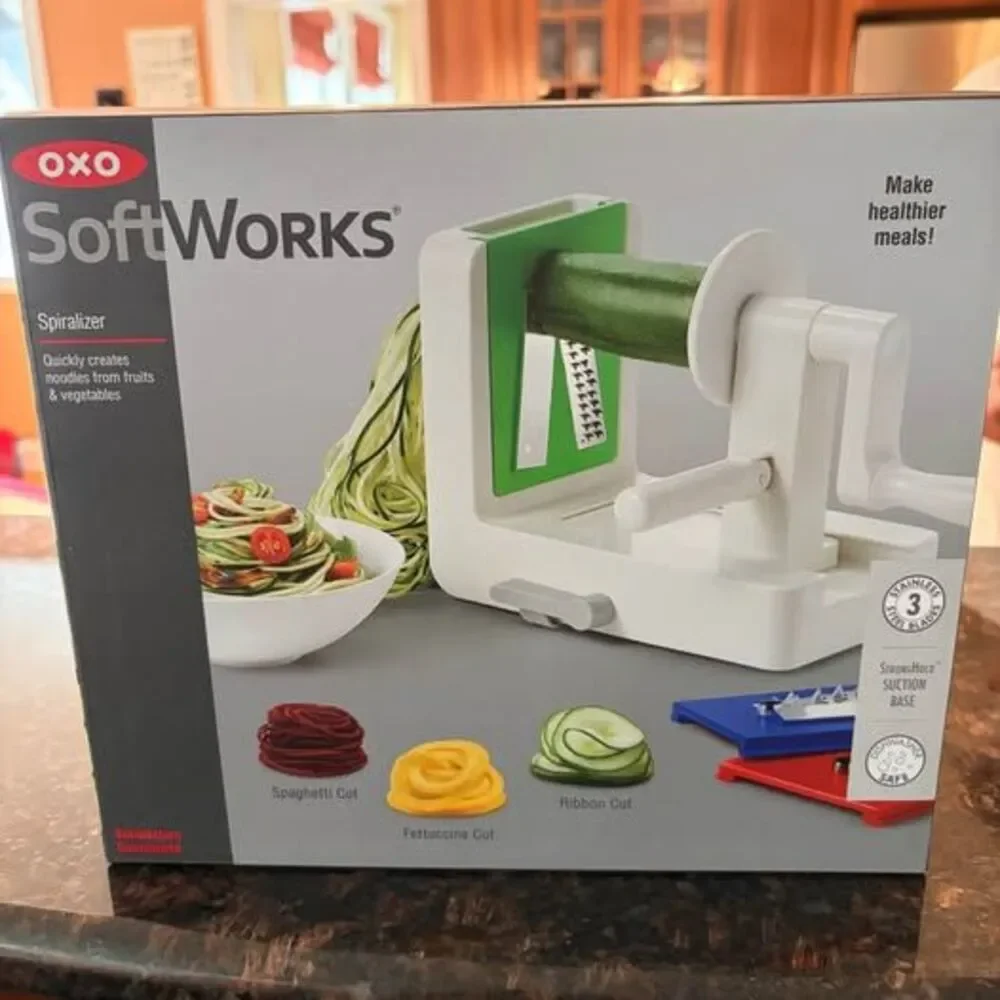 Oxo SoftWorks Spiralizer Quickly Creates Noodles from Fruits & Vegetables, NEW